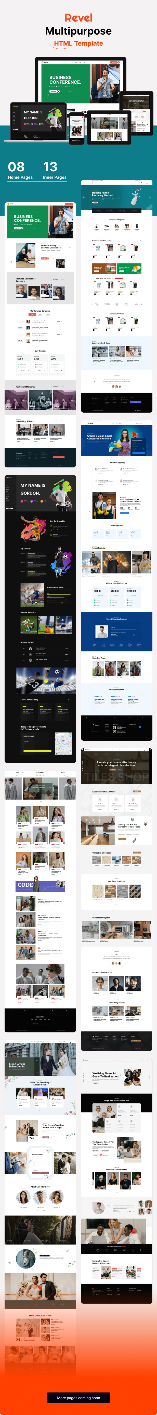 Business Multipurpose HTML5 Template - Revel